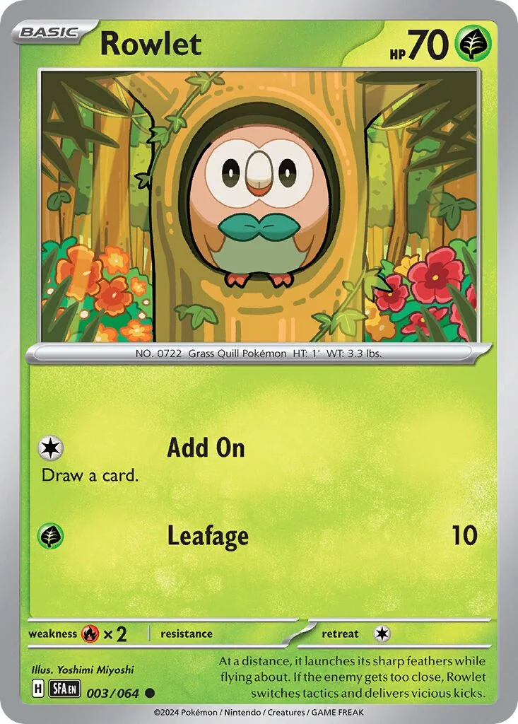 Rowlet 「SFA 003/064」「EN」