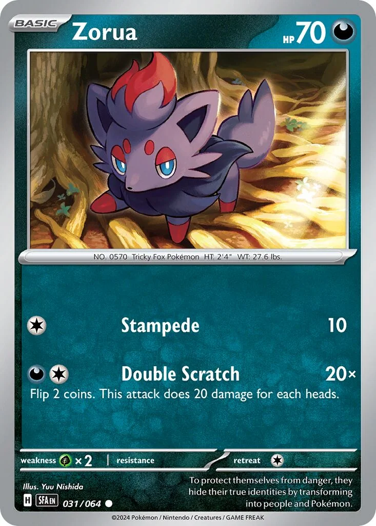 Zorua 「SFA 031/064」「EN」