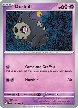 Duskull #018/064 · Pokémon