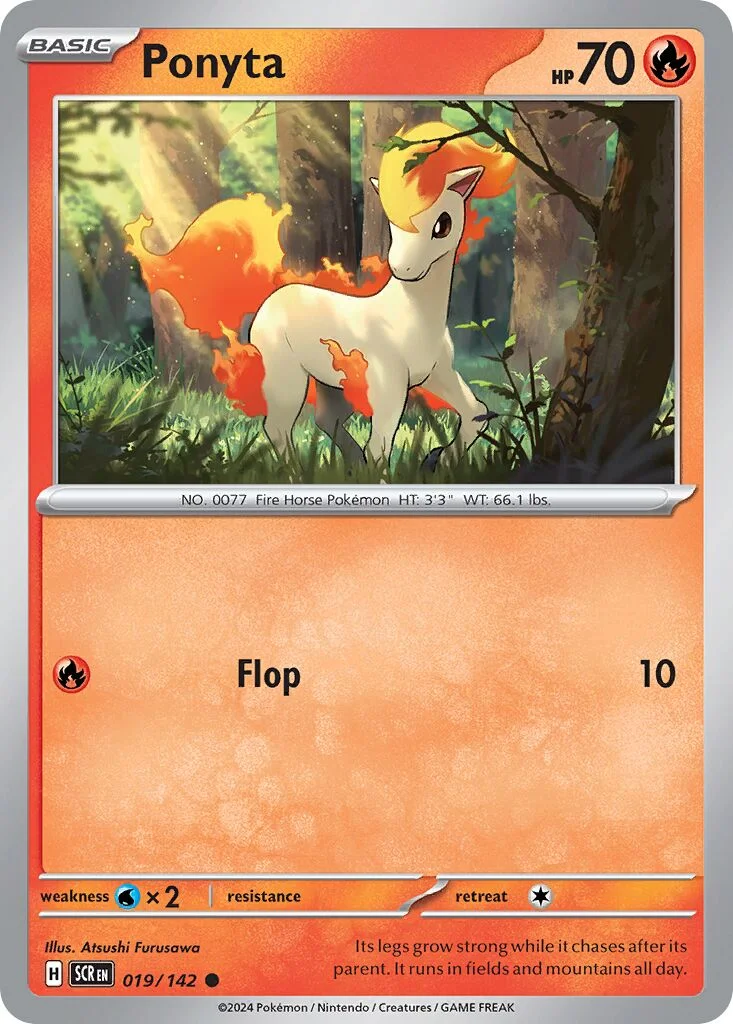 Ponyta 「SCR 019/142」「EN」