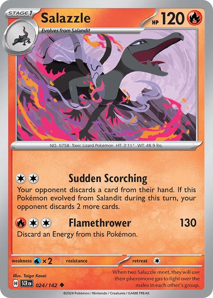 Salazzle 「SCR 024/142」「EN」