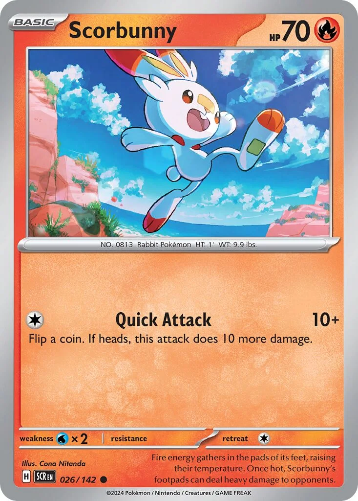 Scorbunny 「SCR 026/142」「EN」