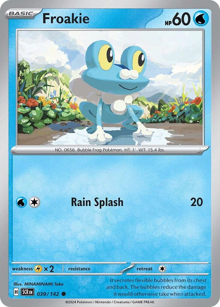 Froakie 「SCR 039/142」「EN」