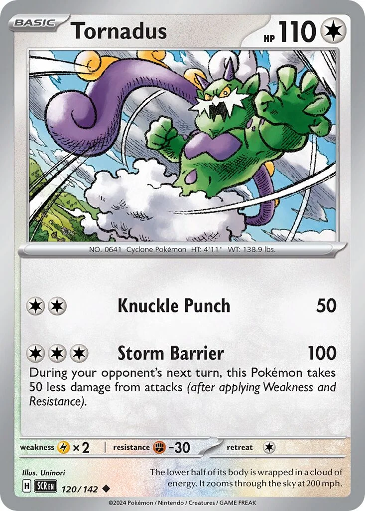Tornadus 「SCR 120/142」「EN」