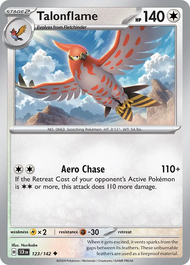Talonflame 「SCR 123/142」「EN」
