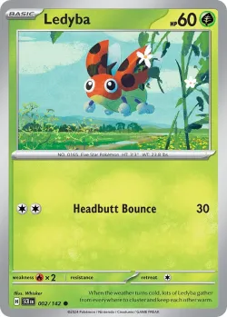 Ledyba #002/142 · Pokémon