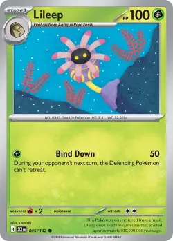 Lileep #005/142 · Pokémon
