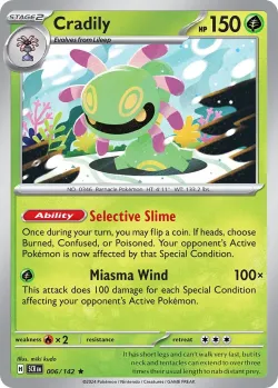 Cradily #006/142 · Pokémon