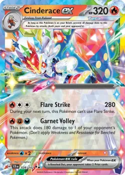Cinderace ex #028/142 · Pokémon