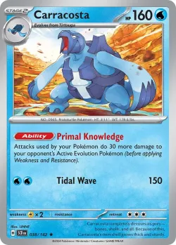 Carracosta #038/142 · Pokémon