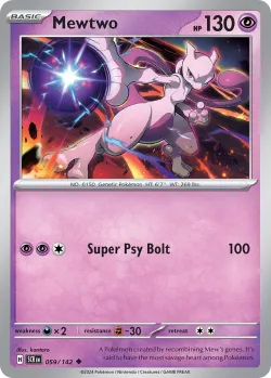 Mewtwo #059/142 · Pokémon