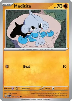Meditite #077/142 · Pokémon