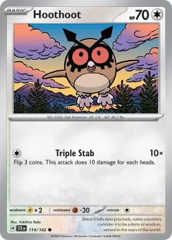 Hoothoot #114/142 · Pokémon
