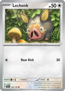 Lechonk #126/142 · Pokémon