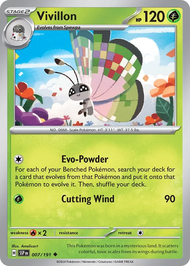 Vivillon 「SSP 007/191」「EN」