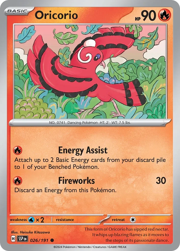 Oricorio 「SSP 026/191」「EN」