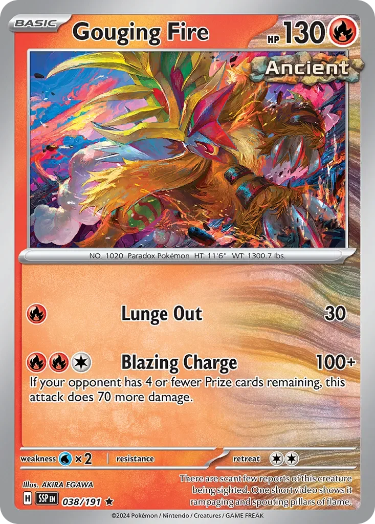 Gouging Fire 「SSP 038/191」「EN」