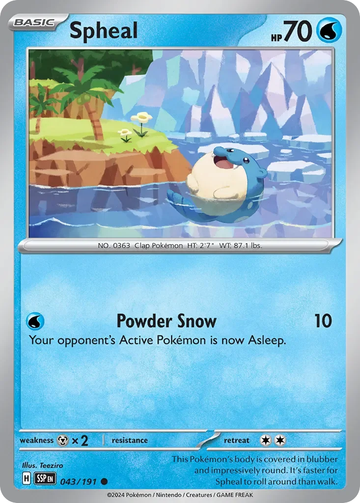 Spheal 「SSP 043/191」「EN」