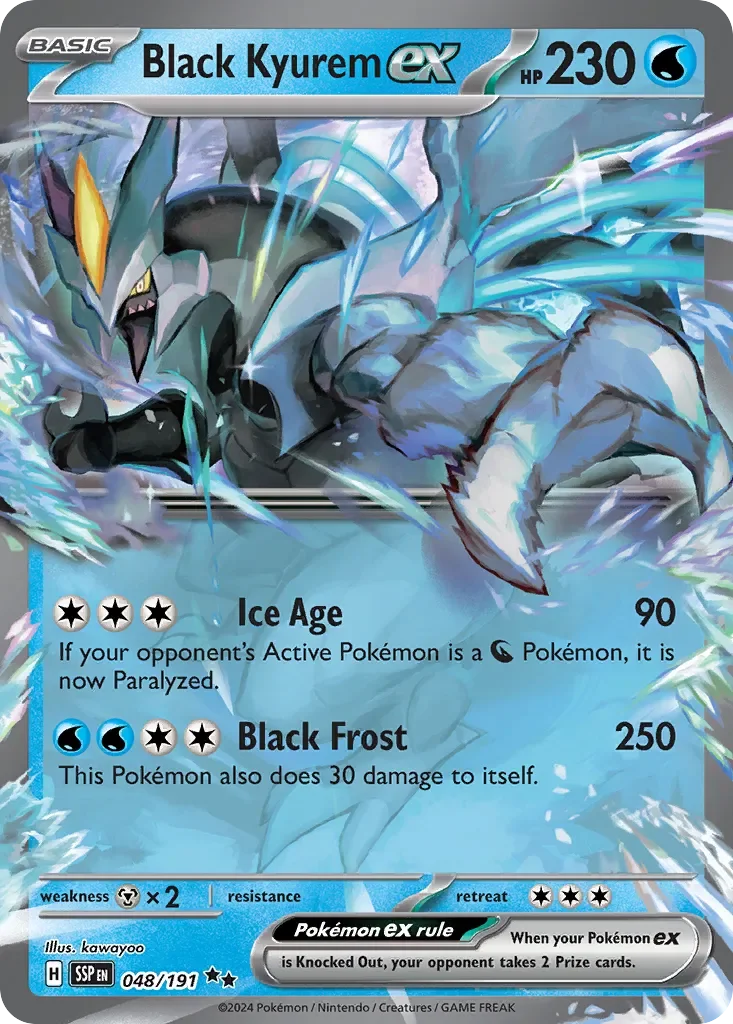 Black Kyurem ex 「SSP 048/191」「EN」