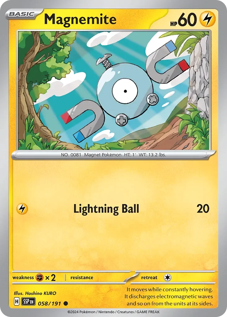 Magnemite 「SSP 058/191」「EN」