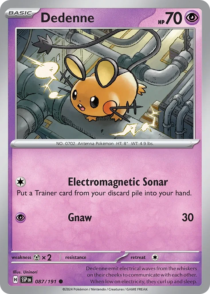 Dedenne 「SSP 087/191」「EN」