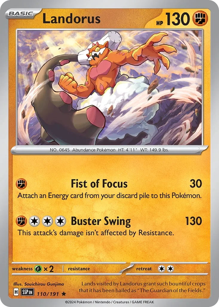 Landorus 「SSP 110/191」「EN」