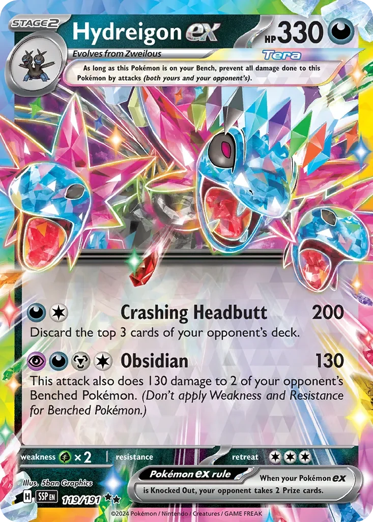 Hydreigon ex 「SSP 119/191」「EN」