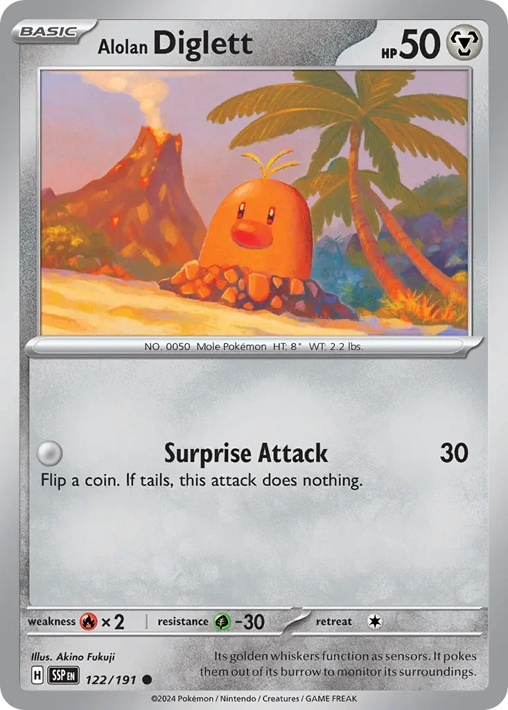 Alolan Diglett 「SSP 122/191」「EN」