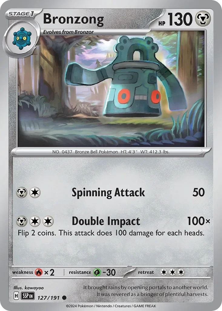 Bronzong 「SSP 127/191」「EN」