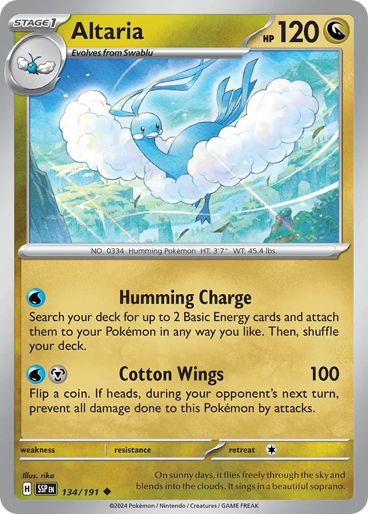 Altaria 「SSP 134/191」「EN」