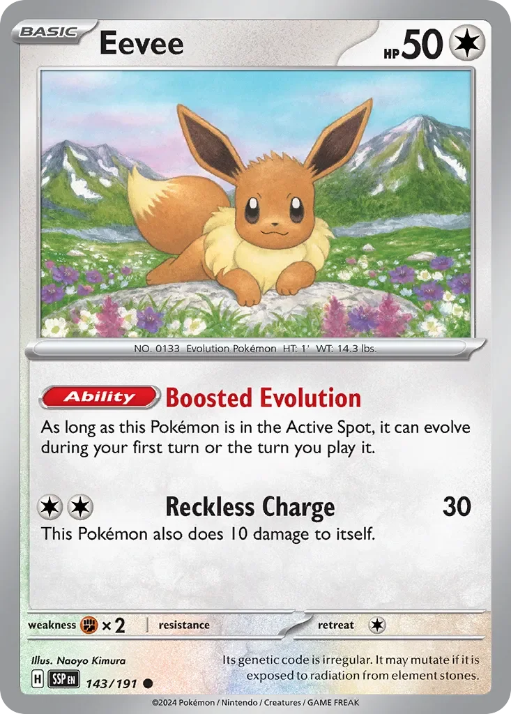 Eevee 「SSP 143/191」「EN」