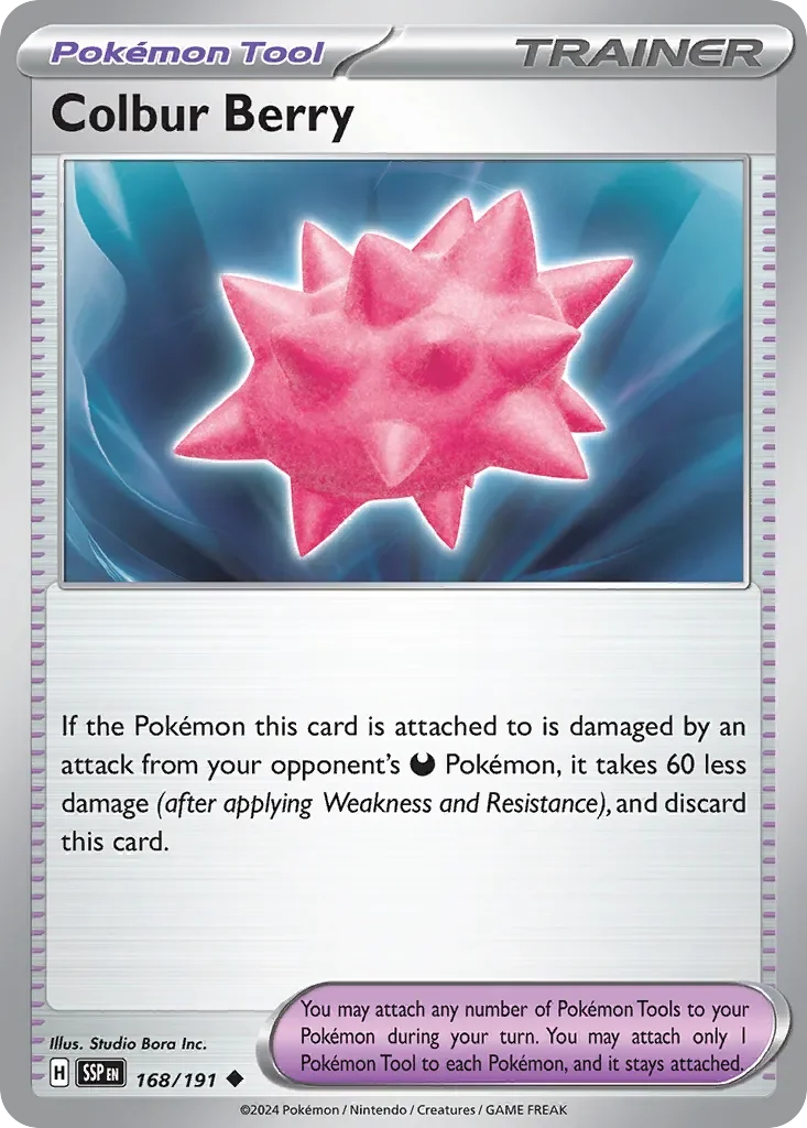 Colbur Berry 「SSP 168/191」「EN」