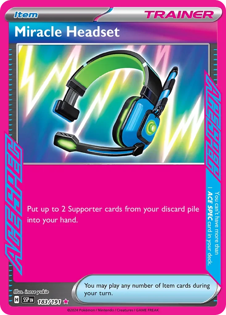 Miracle Headset 「SSP 183/191」「EN」