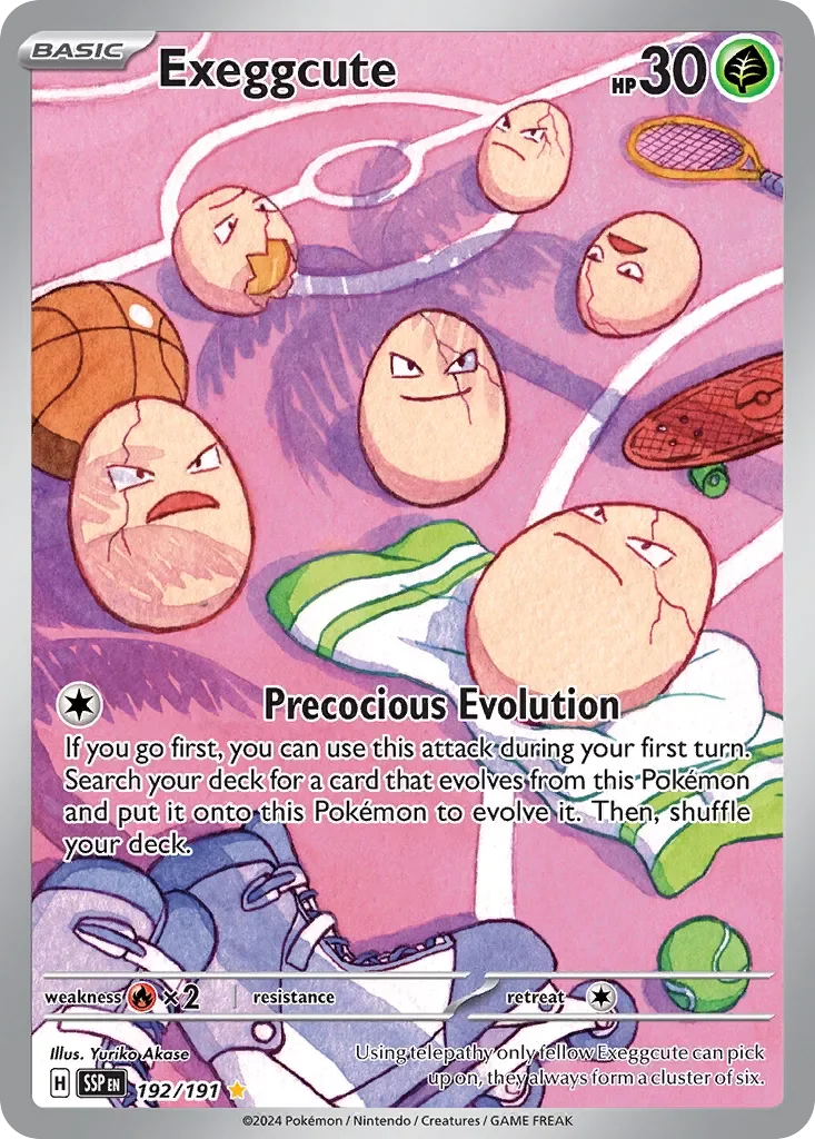 Exeggcute 「SSP 192/191」「EN」