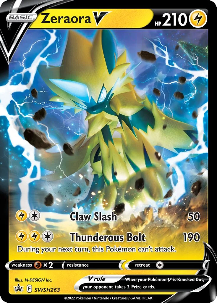 Zeraora V 「SSP SWSH263」「EN」