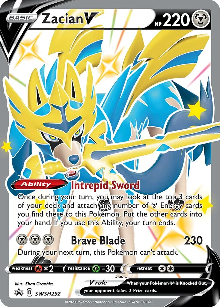 Zacian V 「SSP SWSH292」「EN」