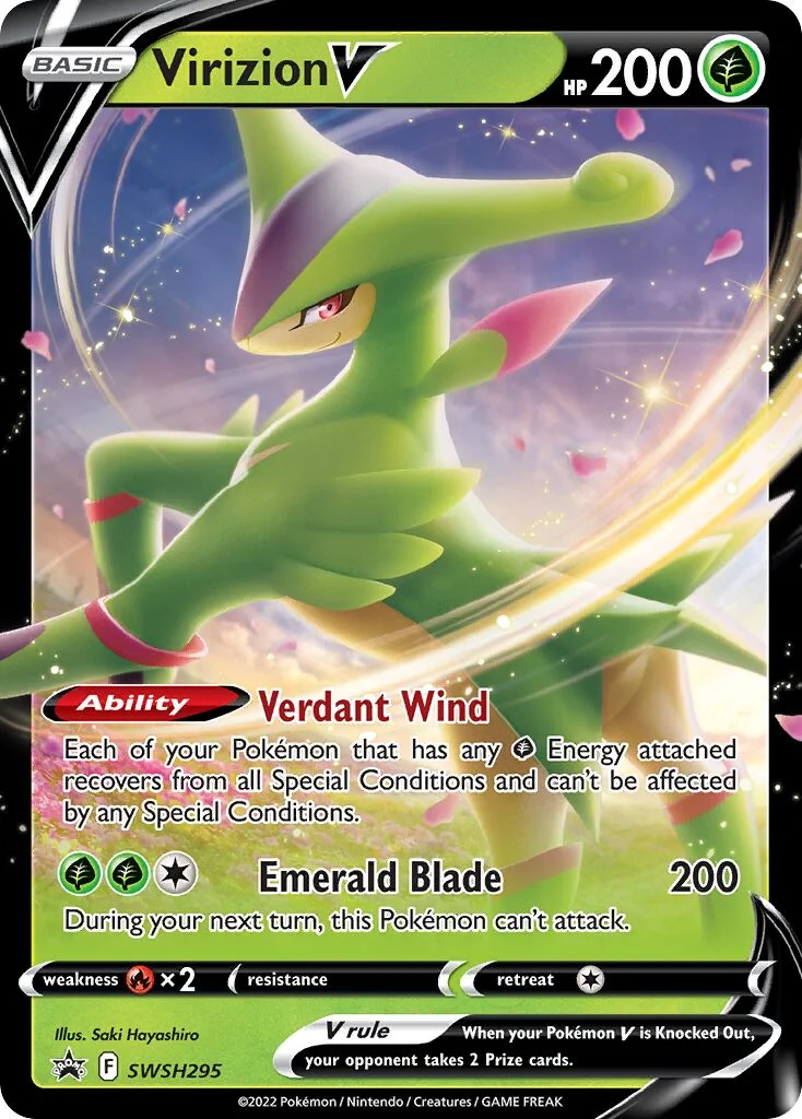 Virizion V 「SSP SWSH295」「EN」
