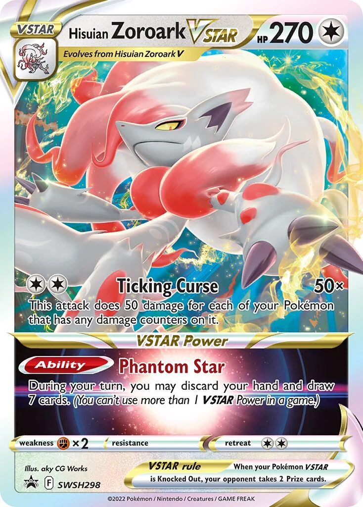 Hisuian Zoroark VSTAR 「SSP SWSH298」「EN」