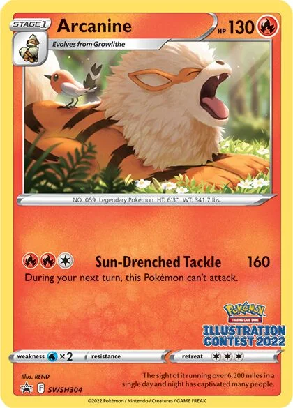 Arcanine 「SSP SWSH304」「EN」