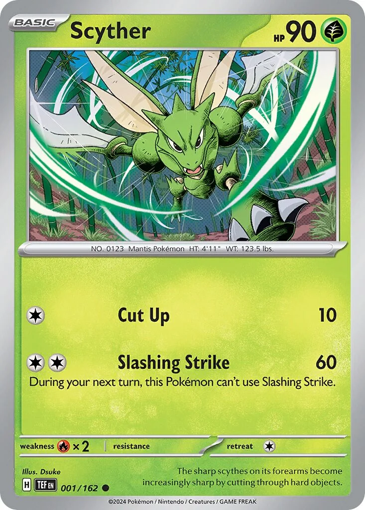 Scyther 「TEF 001/162」「EN」