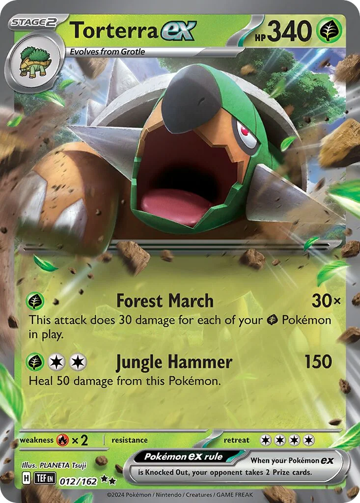 Torterra ex 「TEF 012/162」「EN」