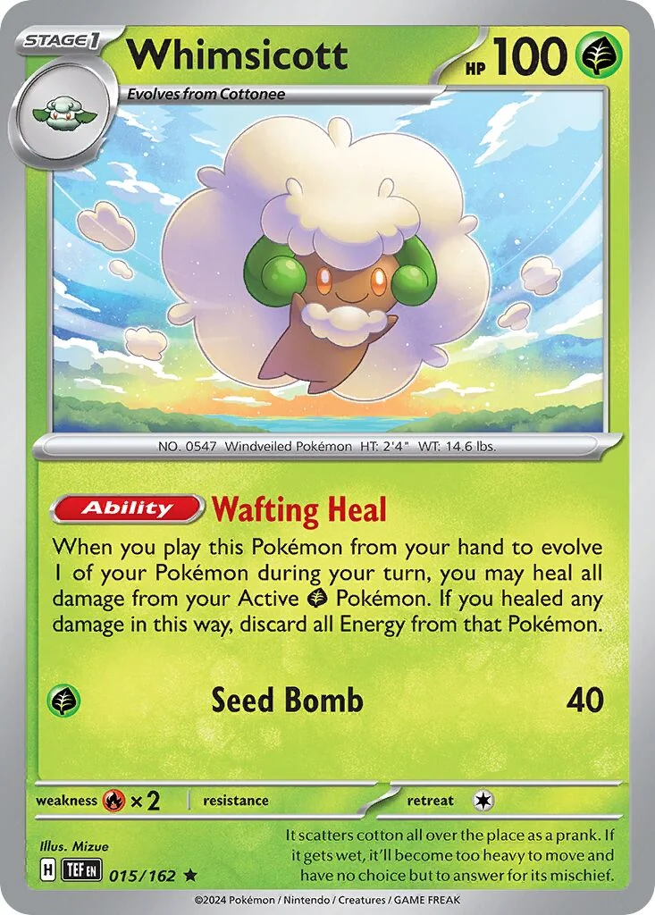 Whimsicott 「TEF 015/162」「EN」