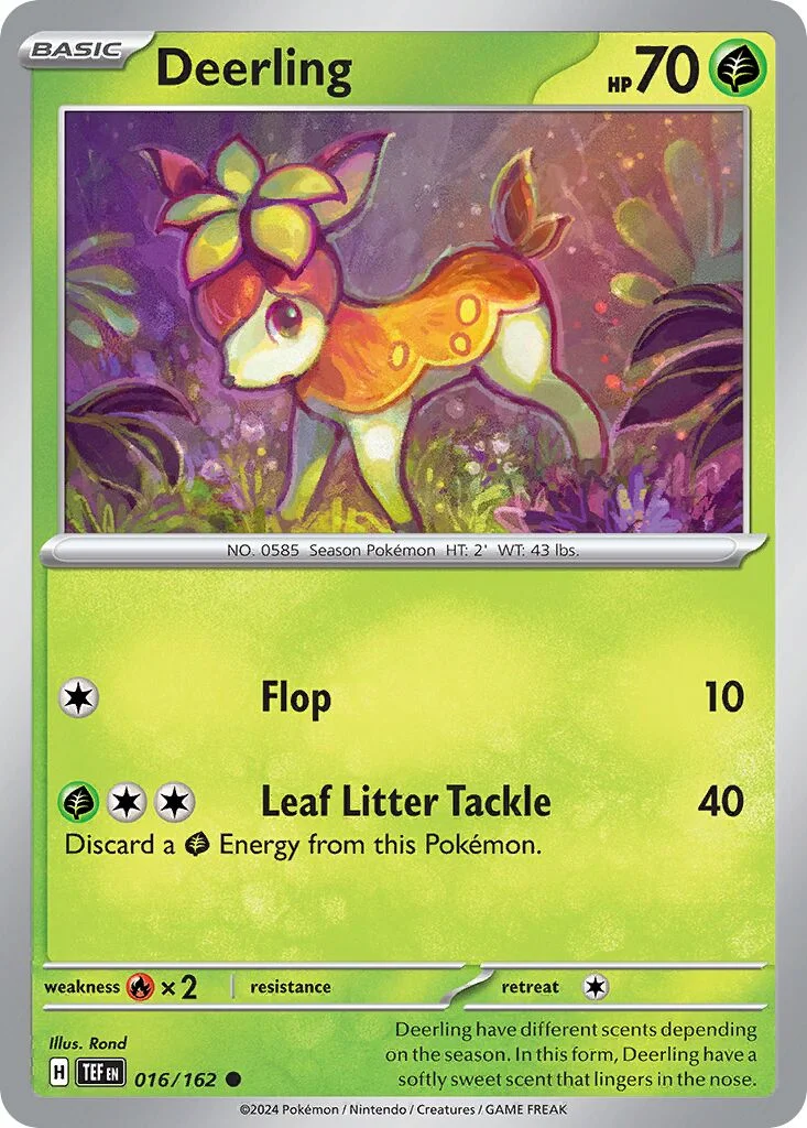 Deerling 「TEF 016/162」「EN」