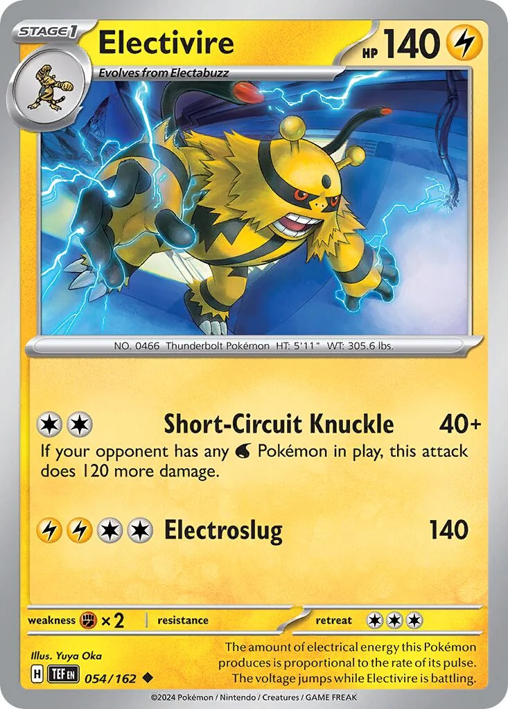 Electivire 「TEF 054/162」「EN」