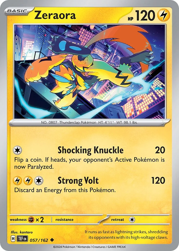 Zeraora 「TEF 057/162」「EN」