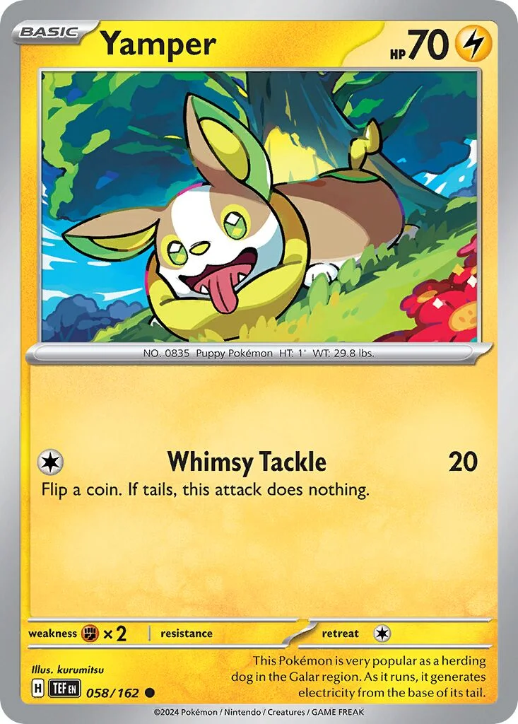 Yamper 「TEF 058/162」「EN」