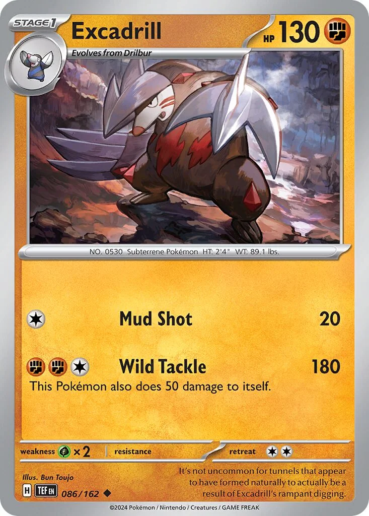 Excadrill 「TEF 086/162」「EN」