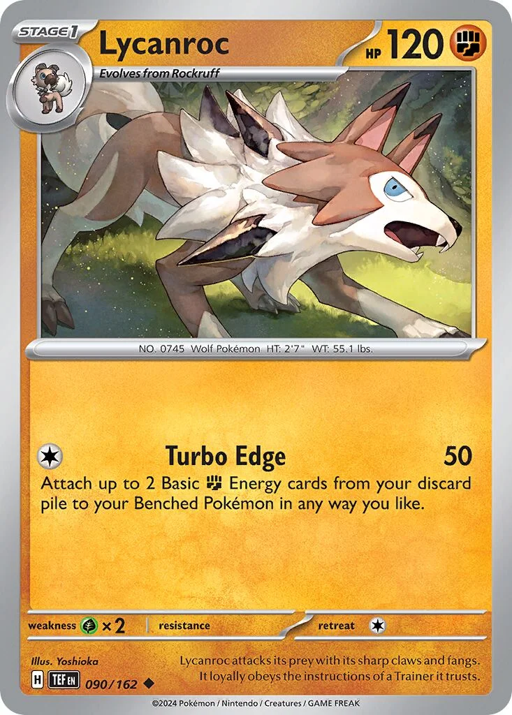 Lycanroc 「TEF 090/162」「EN」
