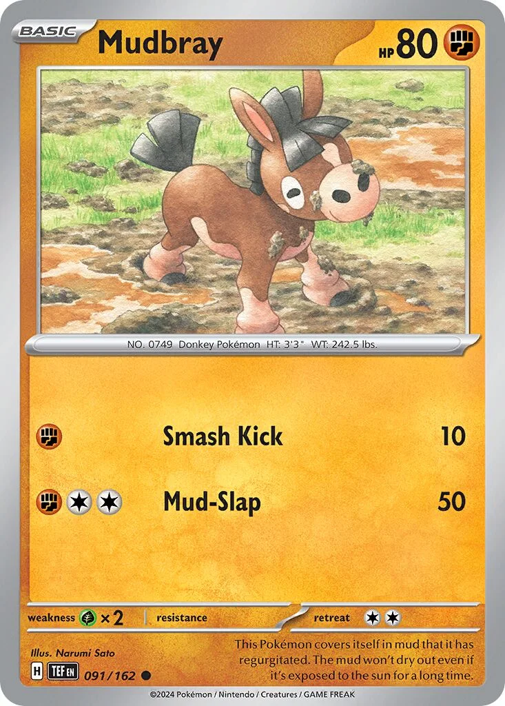 Mudbray 「TEF 091/162」「EN」