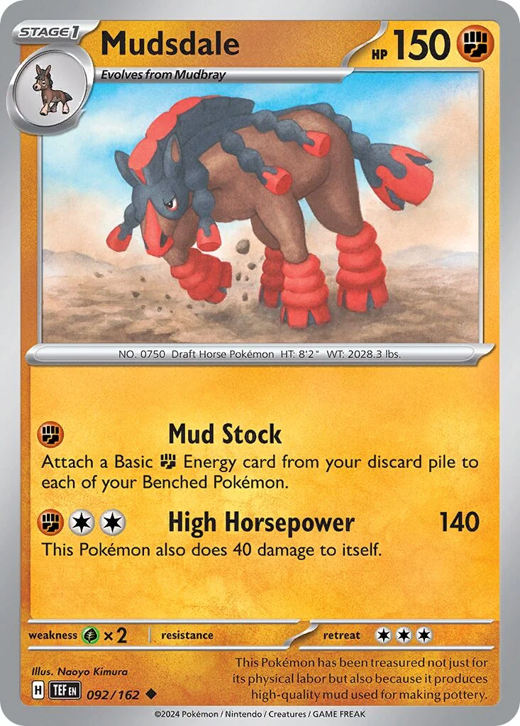 Mudsdale 「TEF 092/162」「EN」